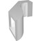 Ekena Millwork 3-in. W x 6-in. D x 10-in. H Del Monte Architectural Grade PVC Knee Brace BRCP03X06X10DEL - alternate 5